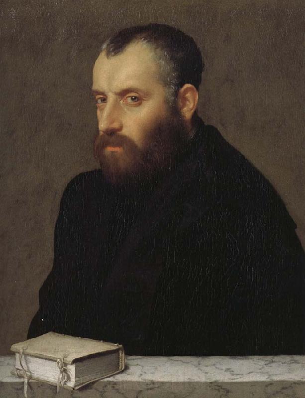 Giovanni Battista Moroni Has the book Portrait of a gentleman Germany oil painting art